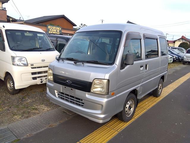 サンバーバン トランスポーター ≪車検2年付≫・5Fマニュアル・切替4WD・タイベル交換ステッカー有り(2枚目)