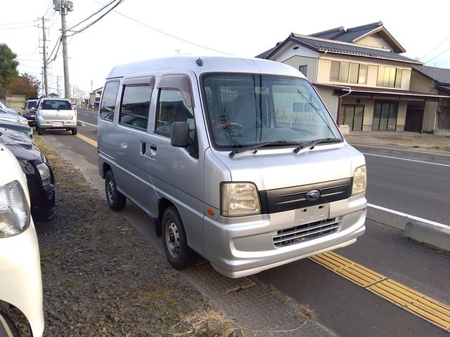 サンバーバン トランスポーター ≪車検2年付≫・5Fマニュアル・切替4WD・タイベル交換ステッカー有り(6枚目)