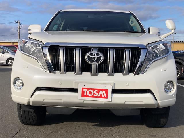ランドクルーザープラド TX Lパッケージ 4WD ディーゼルターボ 3列シート 7人乗り 純正フルセグメモリーナビ バックカメラ ETC スマートキー 革シート パワーシート シートヒーター クルーズコントロール オートライト 横滑り防止装置(38枚目)