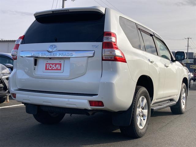 ランドクルーザープラド TX Lパッケージ 4WD ディーゼルターボ 3列シート 7人乗り 純正フルセグメモリーナビ バックカメラ ETC スマートキー 革シート パワーシート シートヒーター クルーズコントロール オートライト 横滑り防止装置(41枚目)