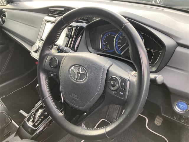 カローラフィールダー ハイブリッドＧ　ダブルバイビー　セーフティセンス　追突防止装置　純正フルセグＳＤナビ　純正ＣＤ　ＤＶＤ再生　Ｂｌｕｔｅｔｏｏｔｈ接続　ＥＴＣ　ＬＥＤオートライト　オートハイビーム　革巻きステア　合皮コンビシート　ステアスイッチ（9枚目）