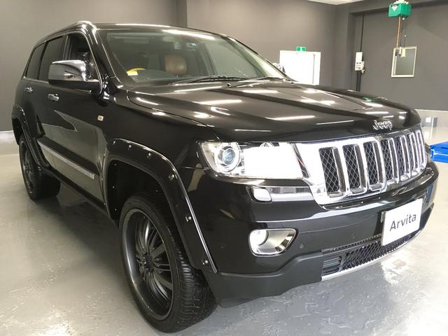 オーバーランド 4WD 茶本皮シート アルパインHDDナビ(6枚目)