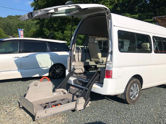 チェアキャブ 福祉車両 4WD 車いす2名 合計10名乗車 車イス昇降リフト オートステップ 後席エアコン(16枚目)