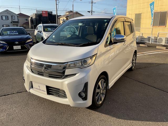 ｅＫカスタム Ｔ　走行距離無制限１２ヶ月保証付き　軽快加速ターボ車　純正エンジンスターター　リアカメラ（3枚目）