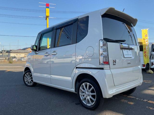 N-BOX G SSパッケージ スマートキー☆エンジンスターター☆純正ナビゲーション☆ワンセグTV☆ブルートゥース☆バックカメラ☆左側電動スライドドア☆横滑り防止☆アイドリングストップ☆ETC☆シートヒーター 14AW(5枚目)