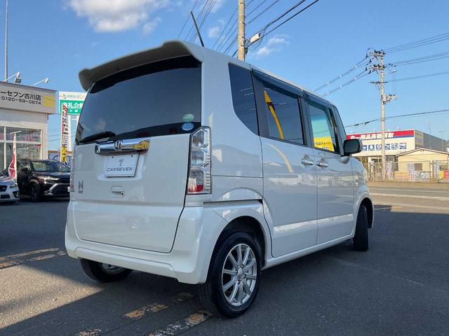 N-BOX G SSパッケージ スマートキー☆エンジンスターター☆純正ナビゲーション☆ワンセグTV☆ブルートゥース☆バックカメラ☆左側電動スライドドア☆横滑り防止☆アイドリングストップ☆ETC☆シートヒーター 14AW(7枚目)