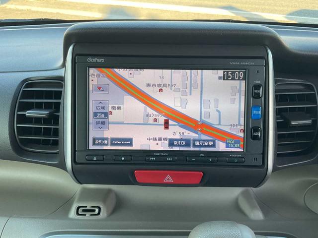 N-BOX G SSパッケージ スマートキー☆エンジンスターター☆純正ナビゲーション☆ワンセグTV☆ブルートゥース☆バックカメラ☆左側電動スライドドア☆横滑り防止☆アイドリングストップ☆ETC☆シートヒーター 14AW(41枚目)