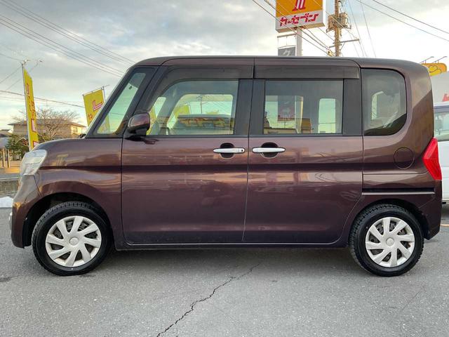 タント Xターボ SA スマートキー左PWスライド純正CDブレーキアシスト横滑り防止(4枚目)