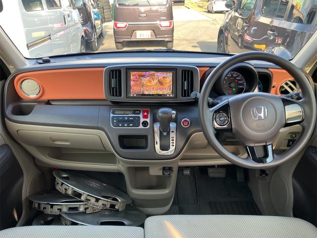 Ｎ－ＯＮＥ Ｇ・Ａパッケージ　ＥＴＣ　バックカメラ　ナビ　ＴＶ　衝突被害軽減システム　オートライト　ＨＩＤ　スマートキー　アイドリングストップ　電動格納ミラー　ベンチシート　ＣＶＴ　盗難防止システム　ＡＢＳ　ＥＳＣ　衝突安全ボディ（2枚目）