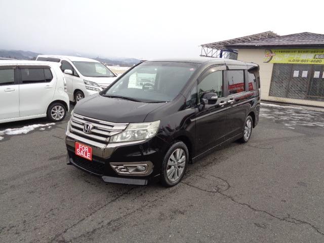 ステップワゴンスパーダ Z クールスピリット 4WD 両側パワースライドドア ナビ 地デジ DVD再生 パドルシフト クルーズコントロール ハーフレザーシート オートライト オートエアコン アイドリングストップ スマートキー(3枚目)