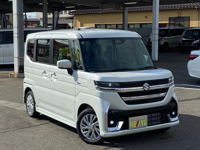 スペーシアカスタム ハイブリッドGS 4WD 届出済未使用車【新品ナビ取り付け&フルセグTV&Bluetooth】【衝突被害軽減ブレーキ&レーンアシスト】レーダークルーズコントロール 左側電動スライドドア オートハイビーム シートヒーター(15枚目)