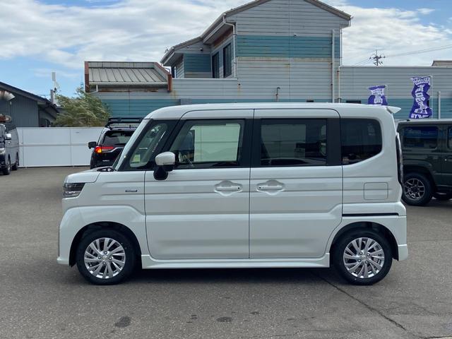 スペーシアカスタム ハイブリッドGS 4WD 届出済未使用車【新品ナビ取り付け&フルセグTV&Bluetooth】【衝突被害軽減ブレーキ&レーンアシスト】レーダークルーズコントロール 左側電動スライドドア オートハイビーム シートヒーター(19枚目)