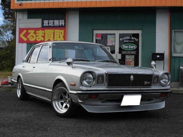 マークII L 復刻ロンシャン8J14AW 車高調 水野ワークス製ウッドハンドル チンスポ シルバーオールペン 店舗外保管車両の為ご来店の際は事前連絡お願いします。(6枚目)