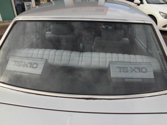 マークII L 復刻ロンシャン8J14AW 車高調 水野ワークス製ウッドハンドル チンスポ シルバーオールペン 店舗外保管車両の為ご来店の際は事前連絡お願いします。(26枚目)