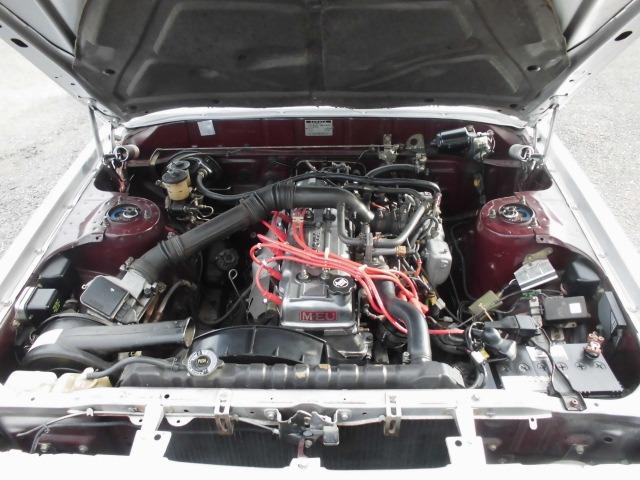 マークII L 復刻ロンシャン8J14AW 車高調 水野ワークス製ウッドハンドル チンスポ シルバーオールペン 店舗外保管車両の為ご来店の際は事前連絡お願いします。(28枚目)