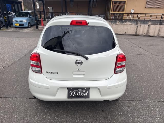 マーチ １２Ｇ　ＦＯＵＲ　プッシュスタート　４ＷＤ　ナビＴＶ　社外アルミホイール　スマートキー　電動格納ミラー　ＣＶＴ　盗難防止システム　衝突安全ボディＡＢＳ　エアコン　パワーステアリング　パワーウィンドウ　エンジンスターター（17枚目）