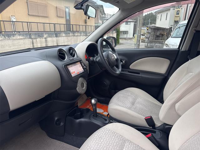 マーチ １２Ｇ　ＦＯＵＲ　プッシュスタート　４ＷＤ　ナビＴＶ　社外アルミホイール　スマートキー　電動格納ミラー　ＣＶＴ　盗難防止システム　衝突安全ボディＡＢＳ　エアコン　パワーステアリング　パワーウィンドウ　エンジンスターター（44枚目）