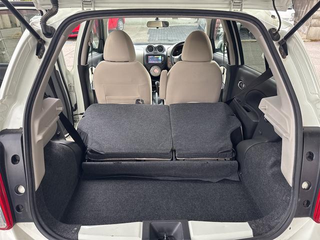 マーチ １２Ｇ　ＦＯＵＲ　プッシュスタート　４ＷＤ　ナビＴＶ　社外アルミホイール　スマートキー　電動格納ミラー　ＣＶＴ　盗難防止システム　衝突安全ボディＡＢＳ　エアコン　パワーステアリング　パワーウィンドウ　エンジンスターター（57枚目）