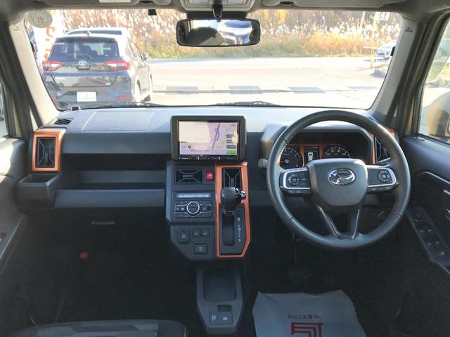 タフト Ｇターボ　禁煙　４ＷＤ　ターボ　衝突被害軽減ブレーキ　フルセグナビ　バックカメラ　シートヒーター　純正アルミホイール　純正ルーフキャリア（22枚目）