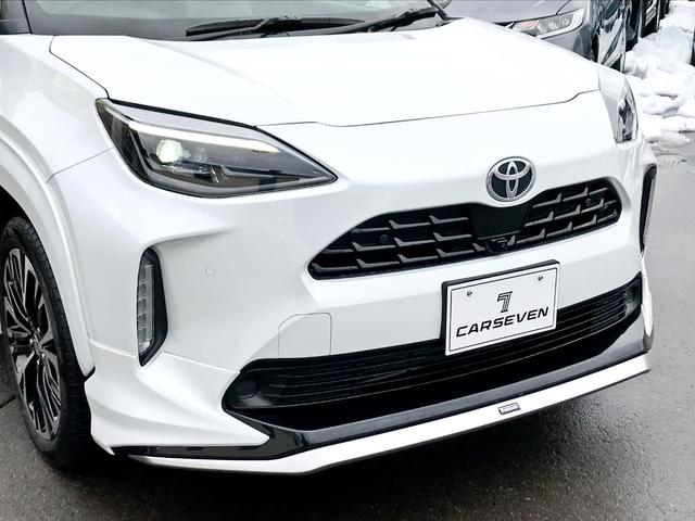 ヤリスクロス ハイブリッドＺ　禁煙　ワンオーナー　寒冷地仕様　衝突被害軽減ブレーキ　純正ディスプレイオーディオ＋ナビテレビ　パノラミックビューモニター　ＬＥＤヘッドランプ　パワーバックドア　１５００Ｗコンセント　モデリスタエアロ（4枚目）