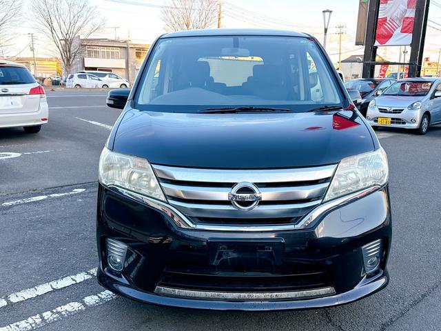 セレナ ハイウェイスター　両側パワースライドドア・ナビ・地デジ・Ｂｌｕｅｔｏｏｔｈ・バックカメラ・フリップダウンモニター・クルコン・ＥＴＣ・ＨＩＤ・フォグ・オートライト・スマートキー・プッシュスタート・ワンオーナー・煙草臭無（2枚目）