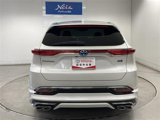 ハリアーハイブリッド Ｚ　４ＷＤ　フルセグ　メモリーナビ　ミュージックプレイヤー接続可　バックカメラ　衝突被害軽減システム　ＥＴＣ　ドラレコ　ＬＥＤヘッドランプ　フルエアロ（6枚目）