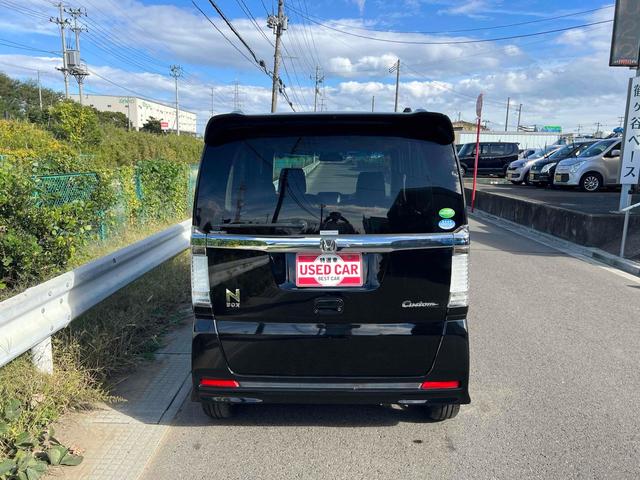 Ｎ－ＢＯＸカスタム Ｇ　ターボＳＳパッケージ　ＥＴＣ　バックカメラ　両側電動スライドドア　オートクルーズコントロール　衝突被害軽減システム　オートライト　ＨＩＤ　スマートキー　アイドリングストップ　電動格納ミラー　シートヒーター　ベンチシート（16枚目）