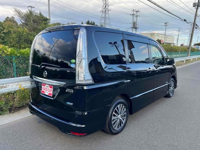 セレナ ハイウェイスターS-HVアドバンスドセーフティパック ETC 全周囲カメラ ナビ&TV フリップダウンモニター クリアランスソナー オートクルーズコントロール レーンアシスト 衝突被害軽減システム 両側電動スライドドア スマートキー 3列シート CVT(14枚目)