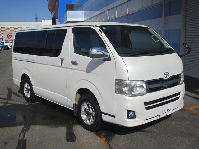 ハイエースバン ロングスーパーGL 関東仕入れ・関東使用車 オートエアコン・リアクーラー/ヒーターLEDライト/テール(9枚目)