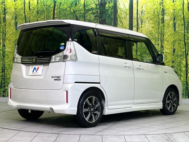 ソリオバンディット ハイブリッドＭＶ　禁煙車　純正ナビ　スズキセーフティサポート　両側電動スライドドア　レーダークルーズコントロール　Ｂｌｕｅｔｏｏｔｈ再生　フルセグＴＶ　ＬＥＤヘッドライト　クリアランスソナー　シートヒーター　ＥＴＣ（18枚目）