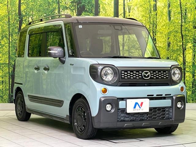フレアワゴンタフスタイル ハイブリッドＸＴ　両側電動ドア　ナビ　全周囲カメラ　衝突軽減装置　コーナーセンサー　スマートキー　ＬＥＤヘッド　ＥＴＣ　クルコン　オートハイビーム　車線逸脱警報　誤発進抑制機能　先行車発進告知機能　パドルシフト（16枚目）