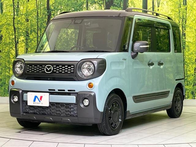 フレアワゴンタフスタイル ハイブリッドＸＴ　両側電動ドア　ナビ　全周囲カメラ　衝突軽減装置　コーナーセンサー　スマートキー　ＬＥＤヘッド　ＥＴＣ　クルコン　オートハイビーム　車線逸脱警報　誤発進抑制機能　先行車発進告知機能　パドルシフト（21枚目）