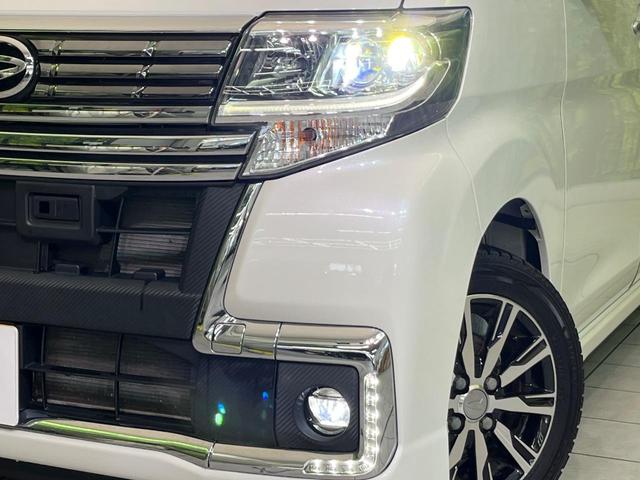 タント カスタムX トップエディションSAII 電動スライド ナビ バックカメラ 衝突軽減装置 ハーフレザーシート スマートキー LEDヘッド ETC オートライト オートエアコン 純正14インチAW Bluetooth再生 CD/DVD再生(12枚目)