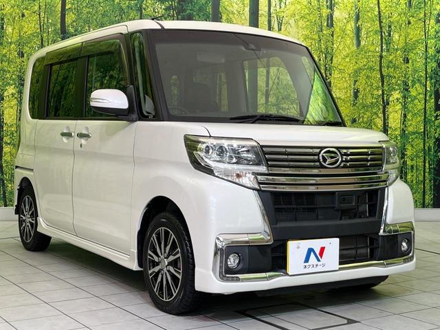 タント カスタムX トップエディションSAII 電動スライド ナビ バックカメラ 衝突軽減装置 ハーフレザーシート スマートキー LEDヘッド ETC オートライト オートエアコン 純正14インチAW Bluetooth再生 CD/DVD再生(16枚目)