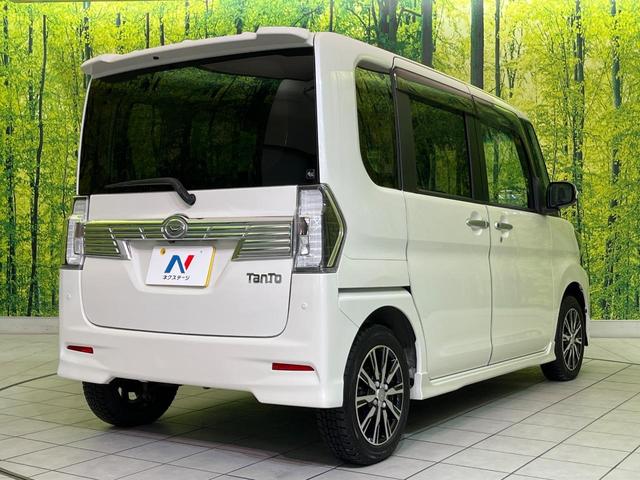 タント カスタムX トップエディションSAII 電動スライド ナビ バックカメラ 衝突軽減装置 ハーフレザーシート スマートキー LEDヘッド ETC オートライト オートエアコン 純正14インチAW Bluetooth再生 CD/DVD再生(17枚目)