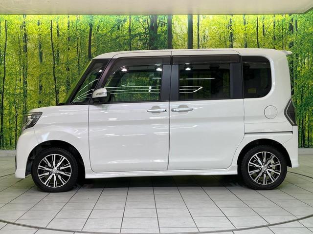 タント カスタムX トップエディションSAII 電動スライド ナビ バックカメラ 衝突軽減装置 ハーフレザーシート スマートキー LEDヘッド ETC オートライト オートエアコン 純正14インチAW Bluetooth再生 CD/DVD再生(56枚目)