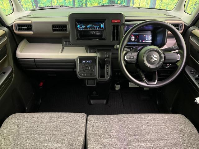 スペーシア ハイブリッドG 衝突軽減装置 スマートキー LEDヘッド オートハイビーム 車線逸脱警報 誤発進抑制機能 先行車発進告知機能 オートエアコン アイドリングストップ プライバシーガラス オーディオ 電動格納ドアミラー(2枚目)