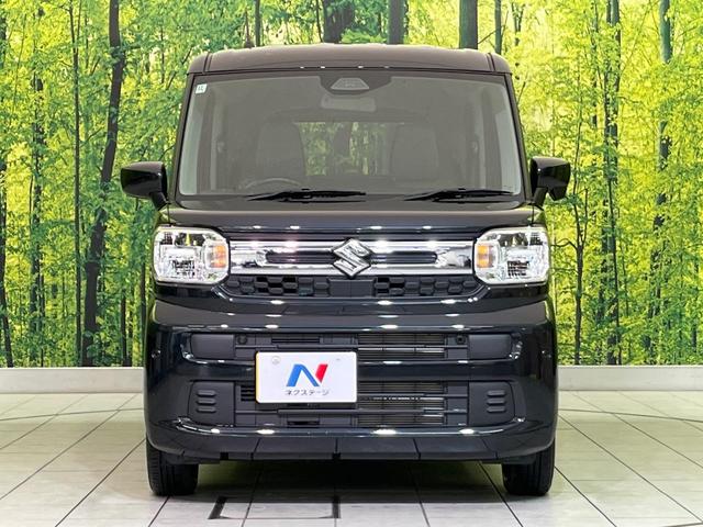 スペーシア ハイブリッドG 衝突軽減装置 スマートキー LEDヘッド オートハイビーム 車線逸脱警報 誤発進抑制機能 先行車発進告知機能 オートエアコン アイドリングストップ プライバシーガラス オーディオ 電動格納ドアミラー(14枚目)