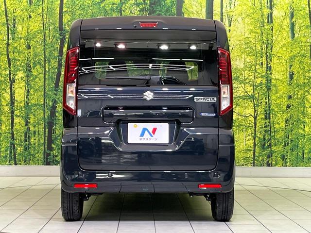 スペーシア ハイブリッドG 衝突軽減装置 スマートキー LEDヘッド オートハイビーム 車線逸脱警報 誤発進抑制機能 先行車発進告知機能 オートエアコン アイドリングストップ プライバシーガラス オーディオ 電動格納ドアミラー(15枚目)