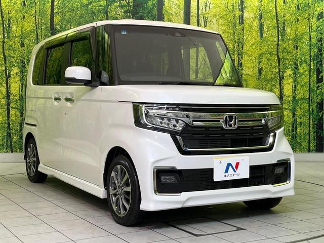 N-BOXカスタム L 純正ナビ 両側電動ドア バックカメラ 衝突軽減 レーダークルーズ シートヒーター レーンキープ スマートキー LEDヘッド ETC オートハイビーム 車線逸脱警報 誤発進抑制 純正14インチAW(16枚目)