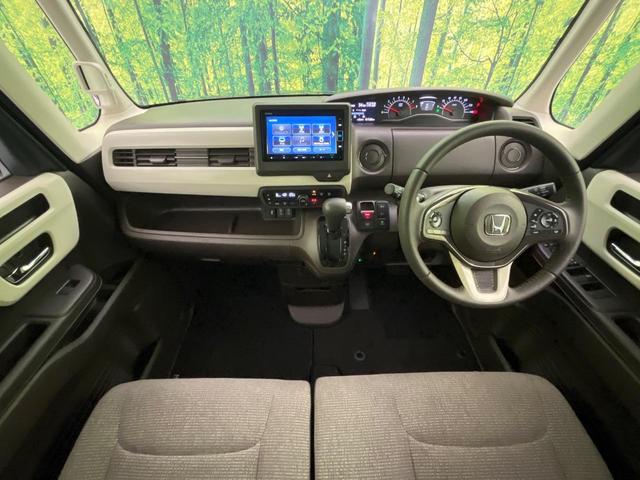 Ｎ－ＢＯＸ Ｌ・ターボ　純正ナビ　両側電動ドア　衝突軽減　レーダークルーズ　バックカメラ　シートヒーター　コーナーセンサー　ＬＥＤヘッド　ＥＴＣ　オートハイビーム　車線逸脱警報　オートライト　Ｂｌｕｅｔｏｏｔｈ　フルセグＴＶ（2枚目）