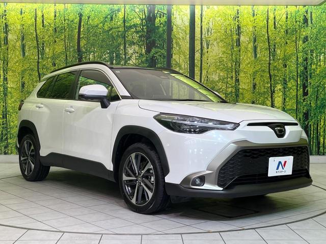 カローラクロス ハイブリッド Z ガラスルーフ 純正10.5型ナビ 全周囲カメラ 衝突軽減 レーダークルーズ BSM 電動リアゲート 半革シート パワーシート シートヒーター コーナーセンサー スマートキー パーキングアシスト(16枚目)