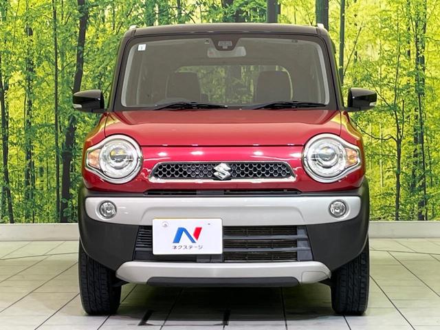 ハスラー X 4WD ナビ 衝突軽減装置 シートヒーター スマートキー HIDヘッド ルーフレール ETC 誤発進抑制機能 オートライト オートエアコン 純正15インチAW CD再生 地デジ 革巻きステアリング(14枚目)