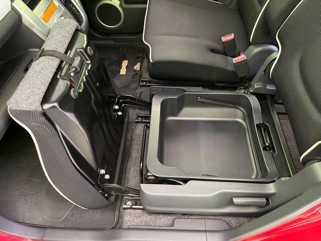 ハスラー X 4WD ナビ 衝突軽減装置 シートヒーター スマートキー HIDヘッド ルーフレール ETC 誤発進抑制機能 オートライト オートエアコン 純正15インチAW CD再生 地デジ 革巻きステアリング(46枚目)