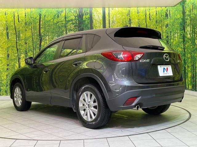 CX-5 XD ナビ バックカメラ 衝突軽減装置 BOSEサウンド スマートキー HIDヘッド ETC クルコン オートライト 純正17インチAW 革巻きステアリング フォグライト ドアバイザー プライバシーガラス(25枚目)