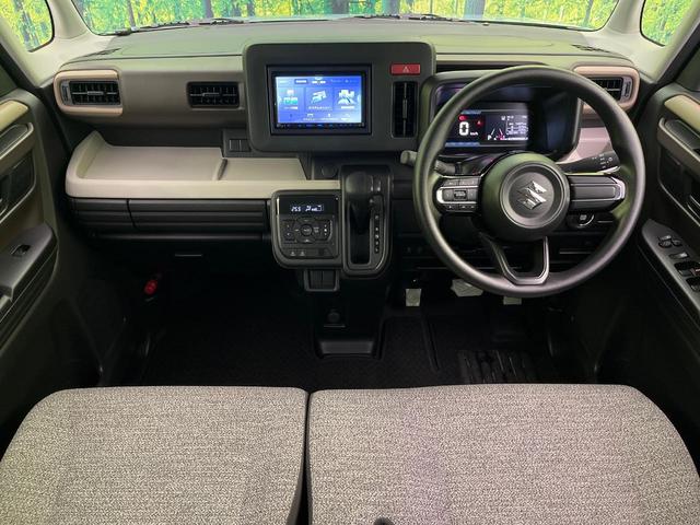 スペーシア ハイブリッドG ナビ 衝突軽減 バックカメラ コーナーセンサー スマートキー LEDヘッド ETC オートハイビーム 車線逸脱警報 誤発進抑制 オートライト オートエアコン Bluetooth CD 地デジ(2枚目)