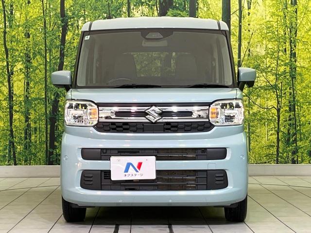 スペーシア ハイブリッドG ナビ 衝突軽減 バックカメラ コーナーセンサー スマートキー LEDヘッド ETC オートハイビーム 車線逸脱警報 誤発進抑制 オートライト オートエアコン Bluetooth CD 地デジ(14枚目)