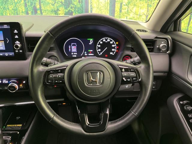 ヴェゼル e:HEV Z 純正18インチAW 純正9型ナビ バックカメラ 衝突軽減 ハーフレザーシート コーナーセンサー 置くだけ充電 スマートキー LEDヘッド オートライト ETC オートハイビーム 車線逸脱警報(11枚目)