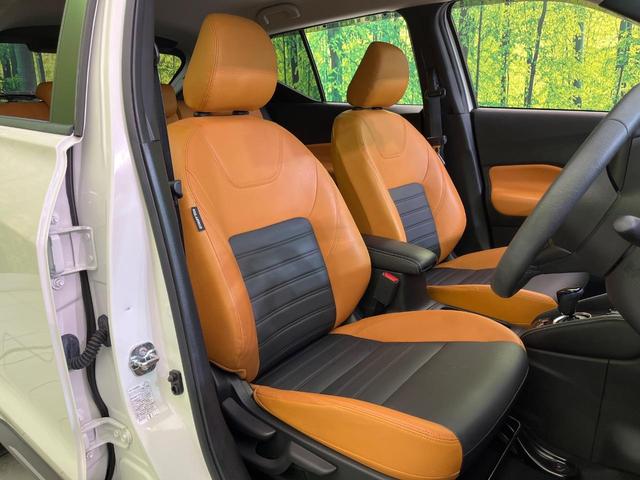 キックス Ｘ　ツートーンインテリアエディション　純正９型ナビ　全周囲カメラ　衝突軽減装置　プロパイロット　半革シート　シートヒーター　コーナーセンサー　スマートキー　ＬＥＤヘッド　ＥＴＣ　純正１７インチＡＷ　車線逸脱警報　オートハイビーム（8枚目）