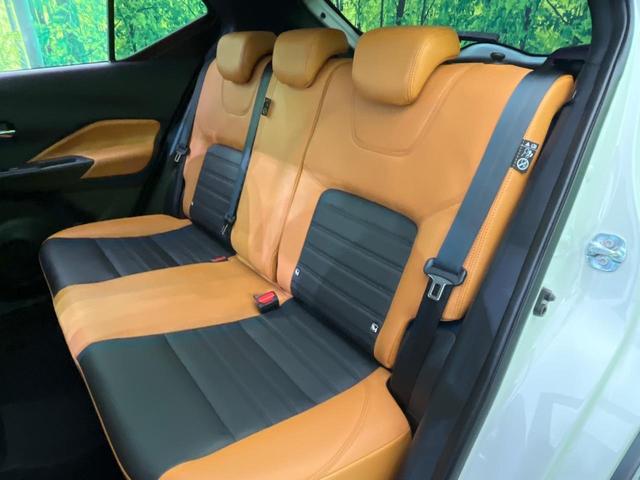 キックス Ｘ　ツートーンインテリアエディション　純正９型ナビ　全周囲カメラ　衝突軽減装置　プロパイロット　半革シート　シートヒーター　コーナーセンサー　スマートキー　ＬＥＤヘッド　ＥＴＣ　純正１７インチＡＷ　車線逸脱警報　オートハイビーム（33枚目）